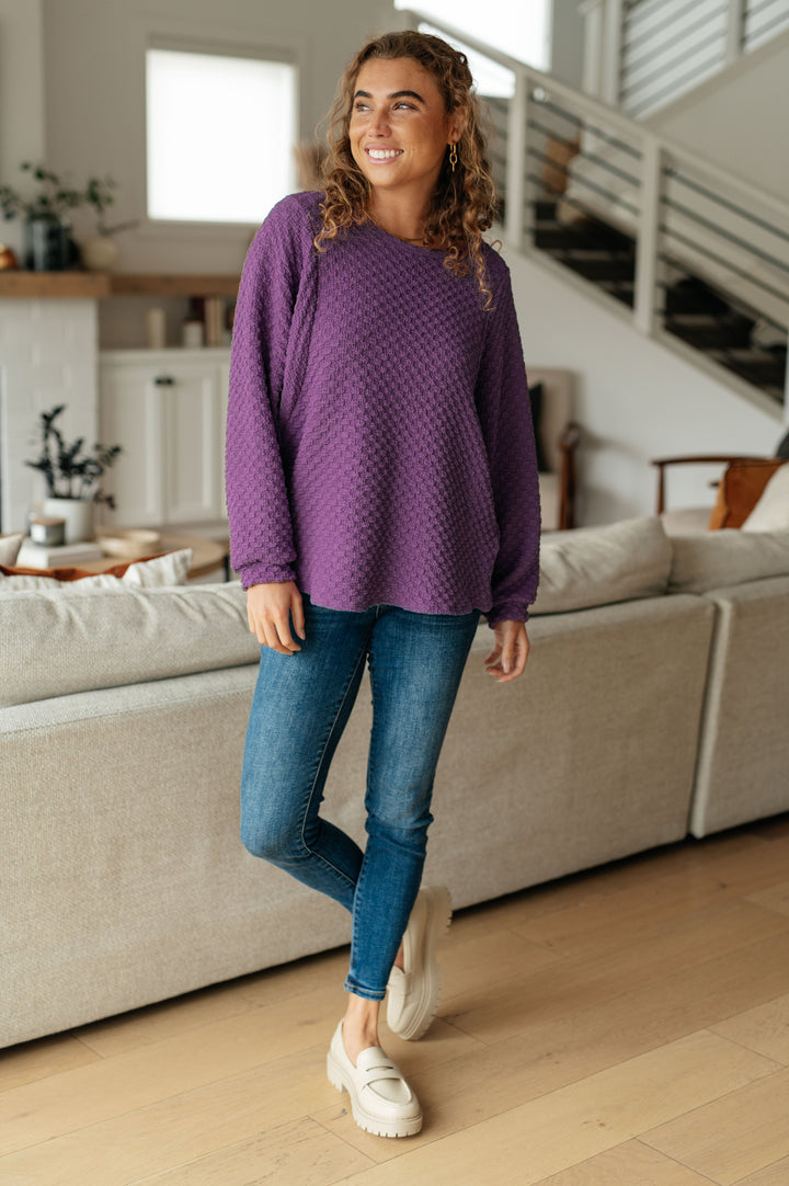 Womens - Thought It Over Textured Pullover