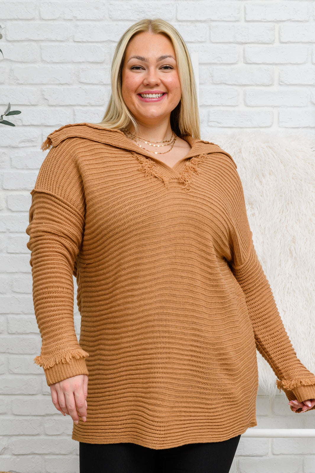Womens - Travel Far & Wide Sweater In Taupe