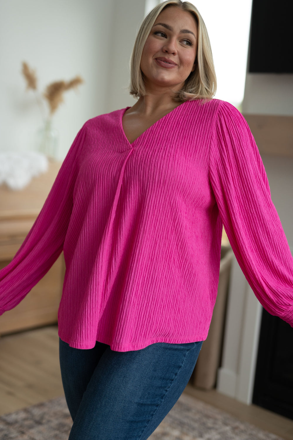 Womens - Very Refined V-Neck Blouse