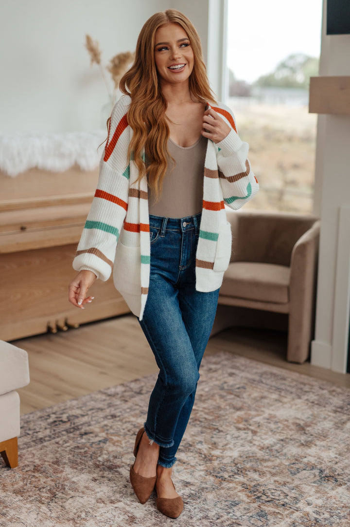 Womens - Walk The Line Cable Knit Cardigan