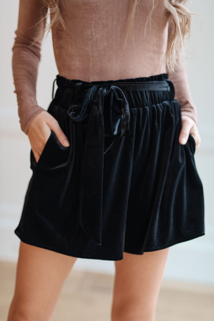 Womens - Wrapped In Velvet Shorts
