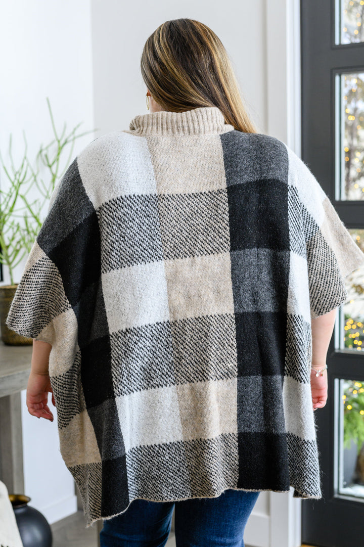 Womens - Your Next Favorite Roll Neck Sweater Poncho