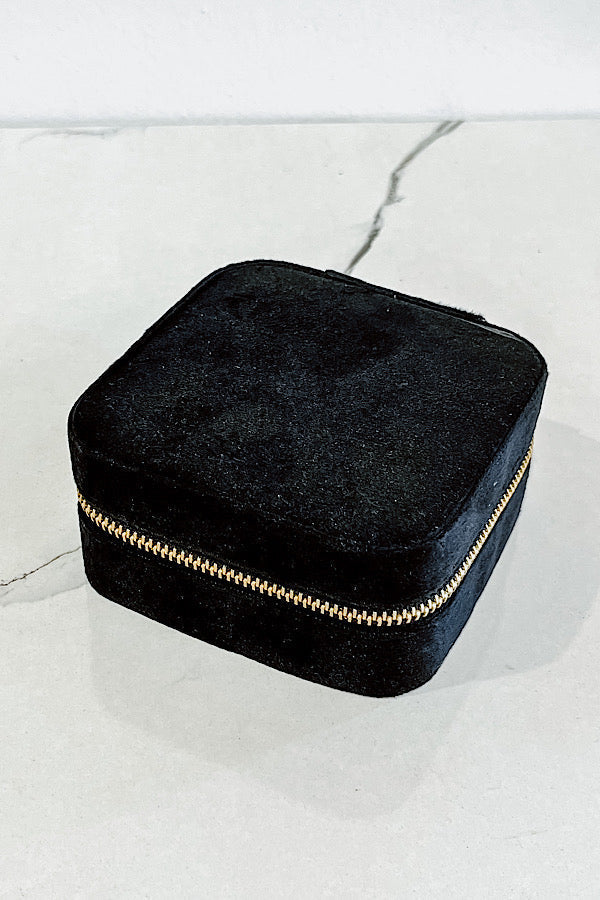 WS 600 Accessories - For Keeps Black Velvet Jewelry Box
