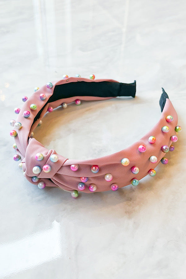 WS 600 Accessories - Sadie Pink Pearl Headband