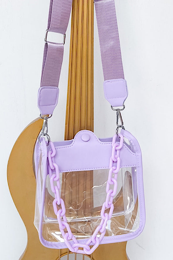 WS 600 Accessories - Show Off Purple Clear Crossbody
