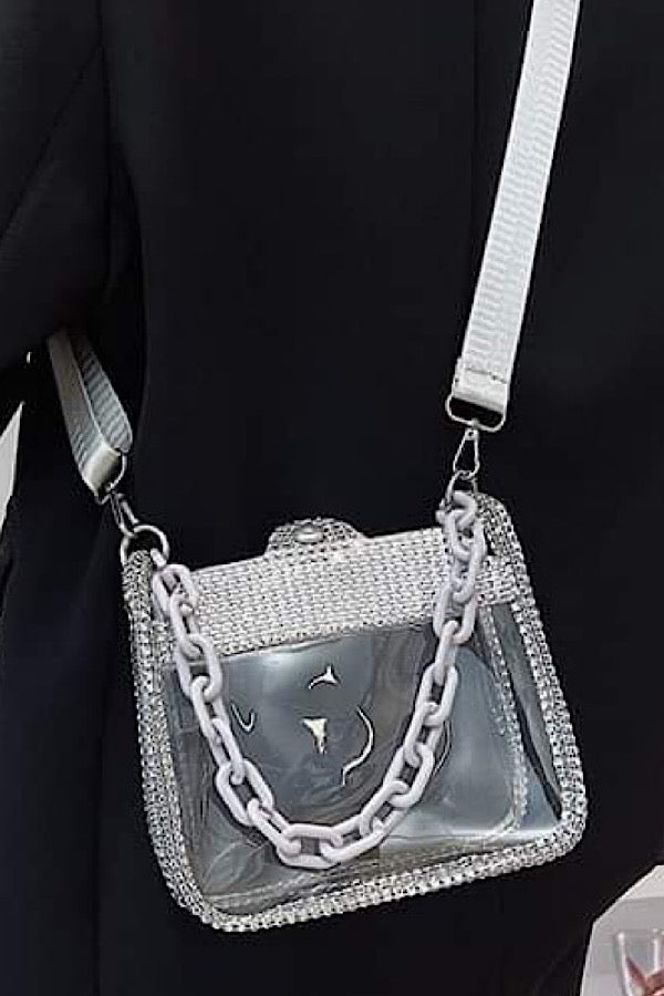 WS 600 Accessories - Show Off Silver Clear Crossbody