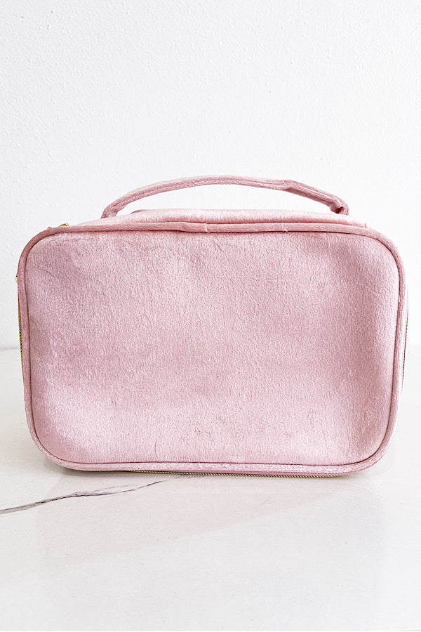 WS 600 Accessories - Sylvie Pink Fabric Cosmetic Bag