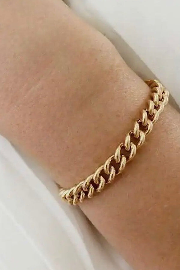 WS 630 Jewelry - Natural Elements Chunky Gold Link Bracelet - ETA 11/4