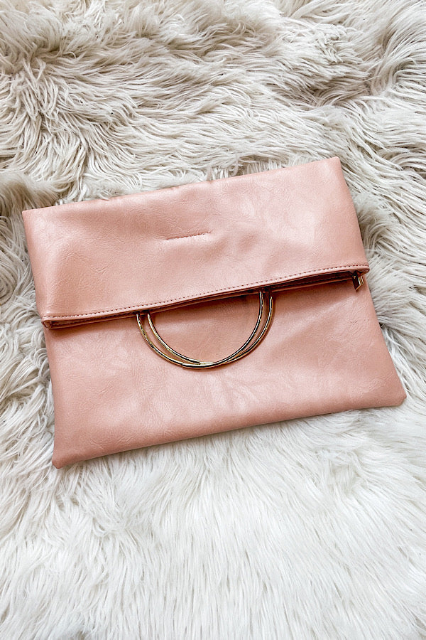 WS 640 Handbags - Pink Katie Clutch