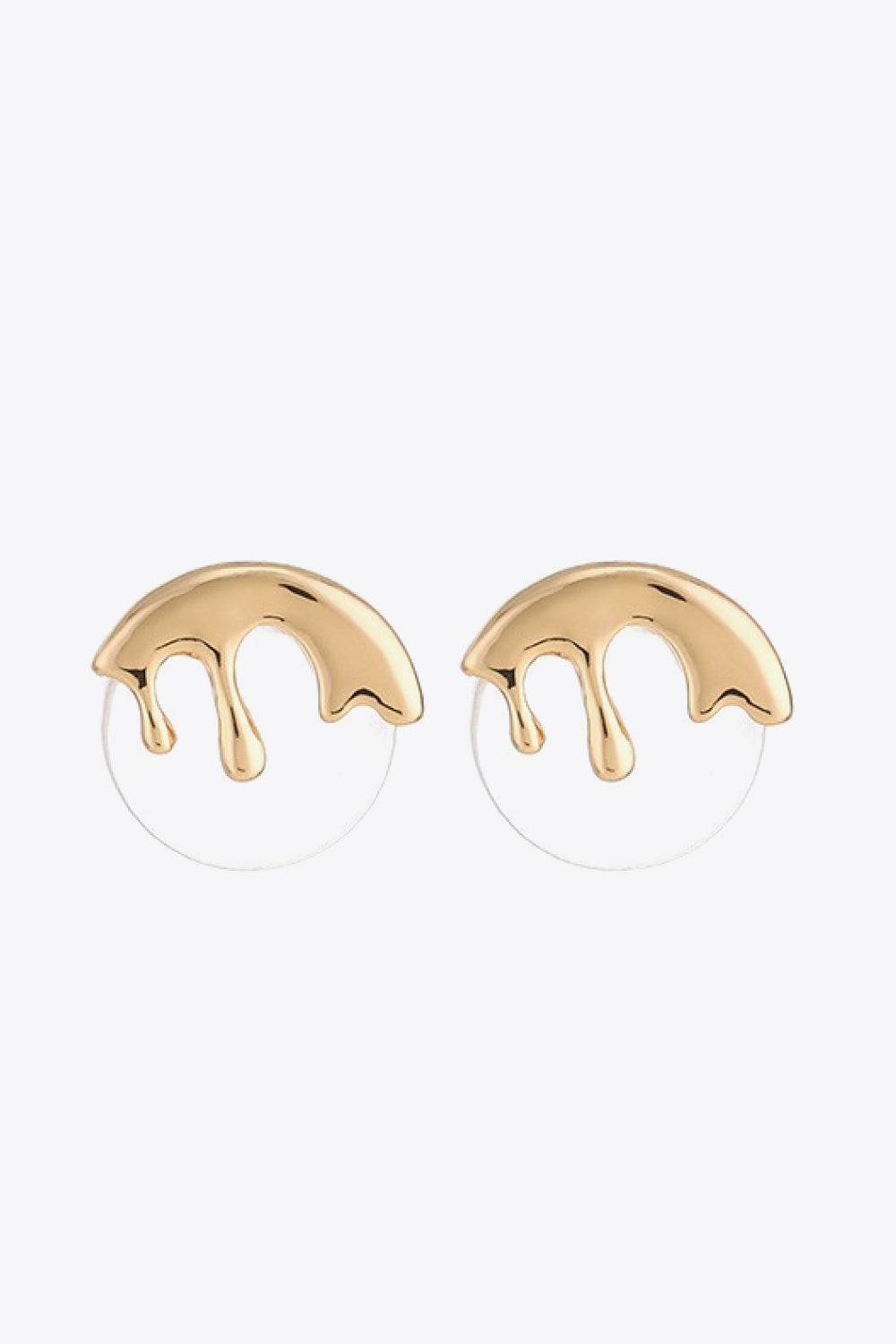 Zinc Alloy And Acetate Stud Earrings