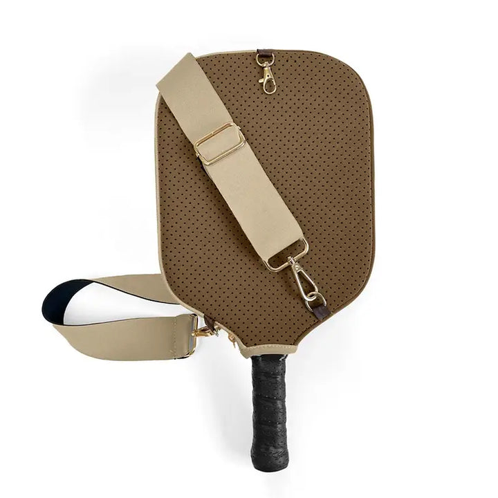 Pickleball Paddle Cover with Strap in Solid Colors