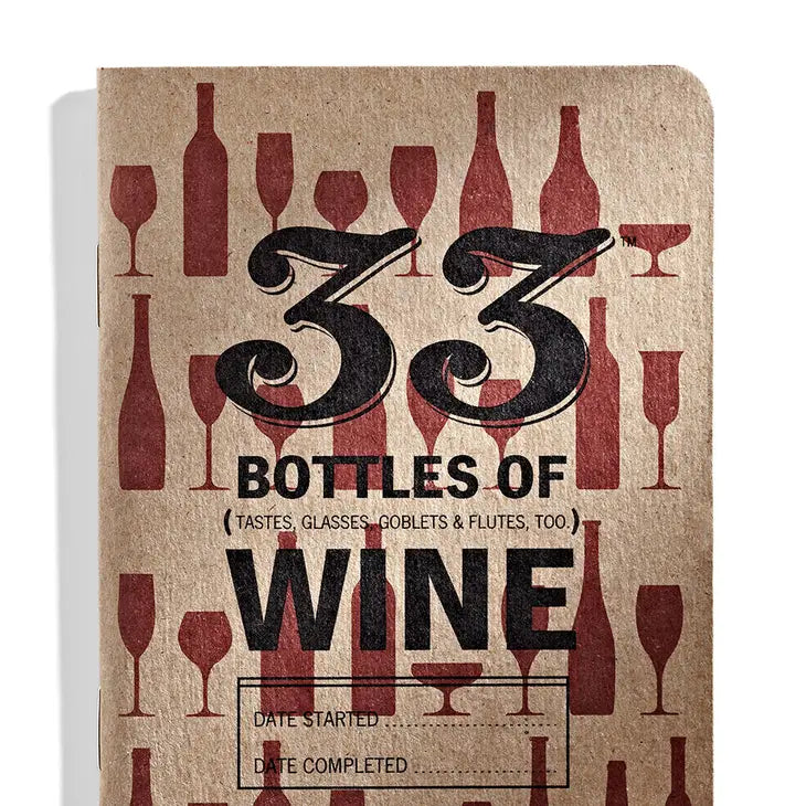 33 Bottles of Wine Tasting Notebook-Ever Joy