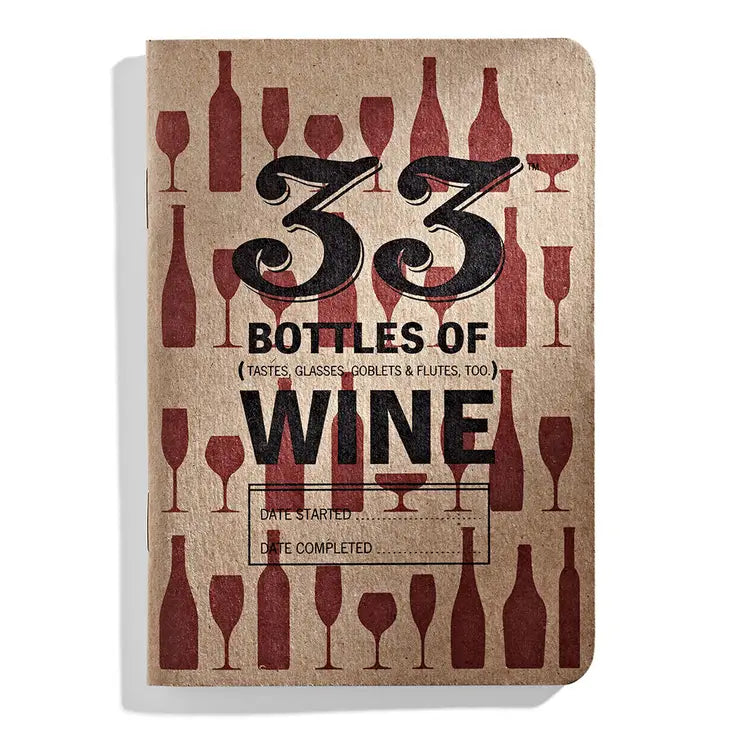 33 Bottles of Wine Tasting Notebook-Ever Joy