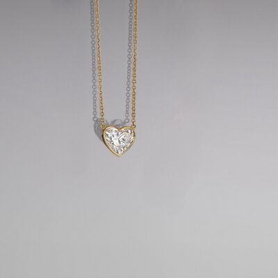 18K Gold-Plated Stainless Steel Pendant Necklace-Ever Joy