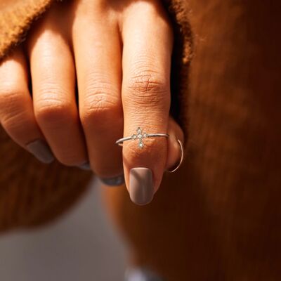 925 Sterling Silver Cross Ring-Ever Joy