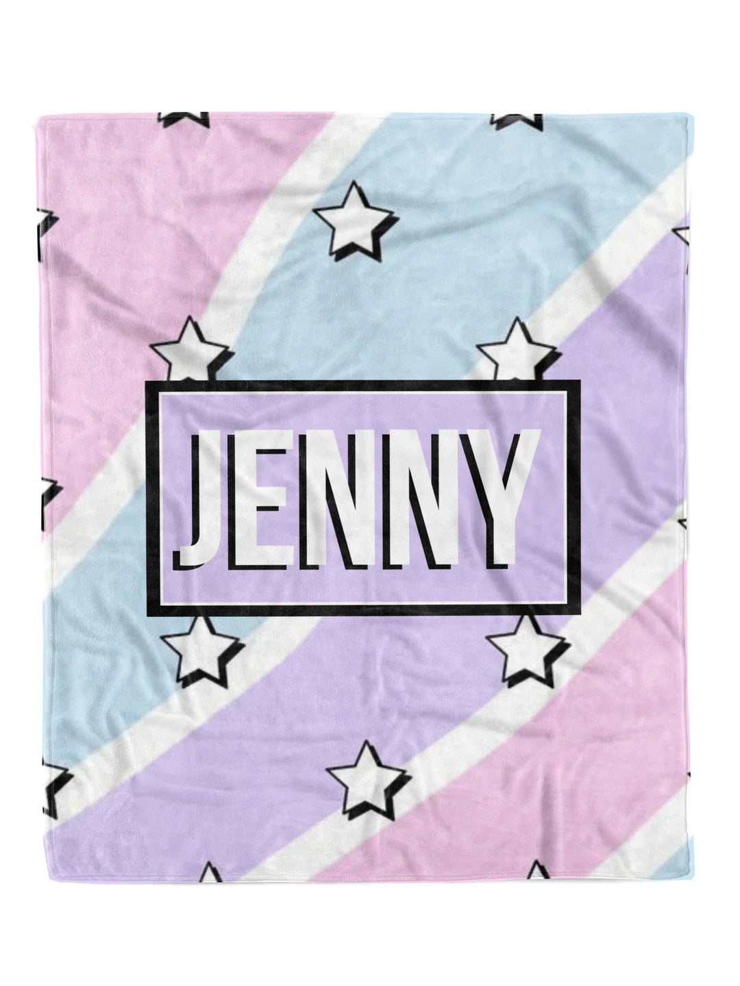 PREORDER: Retro Stars Custom Minky Blanket
