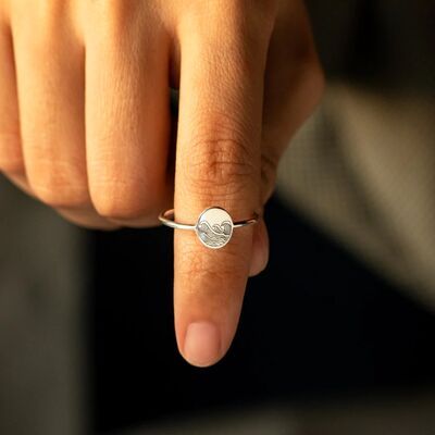 925 Sterling Silver Signet Ring-Ever Joy