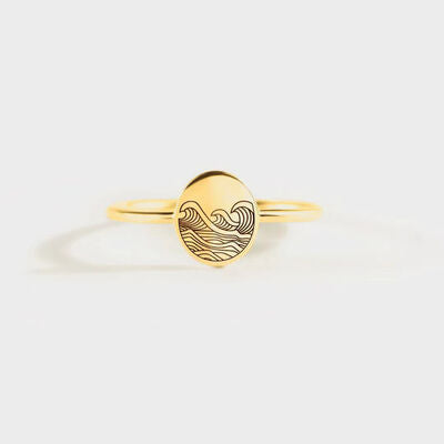 925 Sterling Silver Signet Ring-Ever Joy