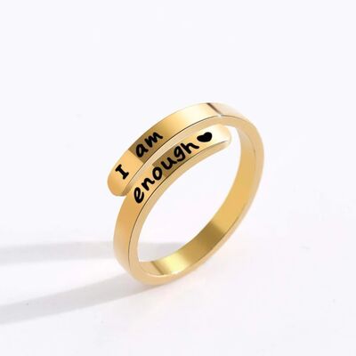 925 Sterling Silver Engraved Bypass Ring-Ever Joy