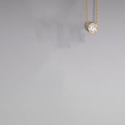 18K Gold-Plated Stainless Steel Pendant Necklace-Ever Joy