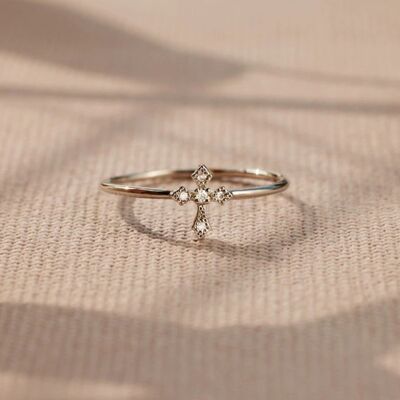 925 Sterling Silver Cross Ring-Ever Joy